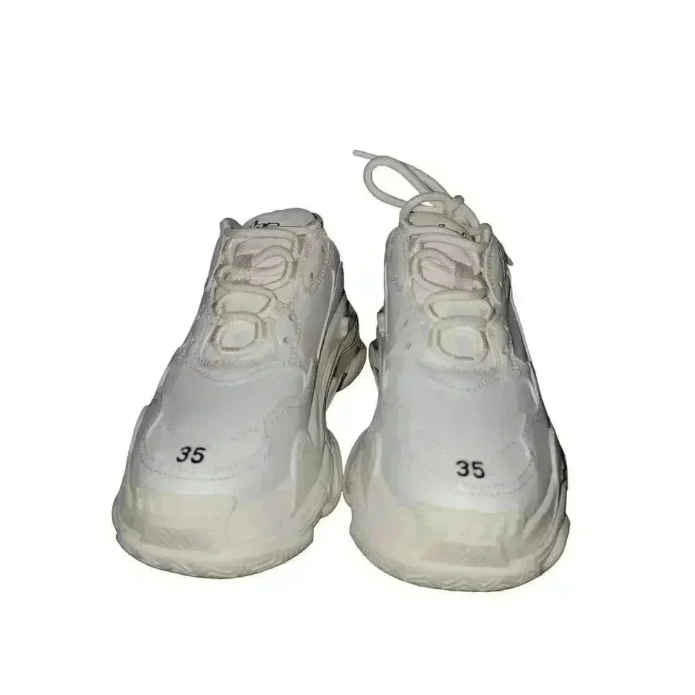 Balenciaga White Triple S In 35 Sneakers USA 5 - Picture 2 of 9